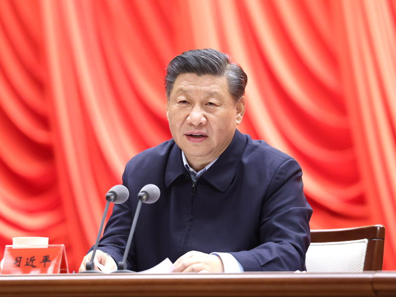 　　3月1日，2021年春季學期中央黨校（國家行政學院）中青年干部培訓班在中央黨校開班。中共中央總書記、國家主席、中央軍委主席習近平在開班式上發(fā)表重要講話。新華社記者 王曄 攝